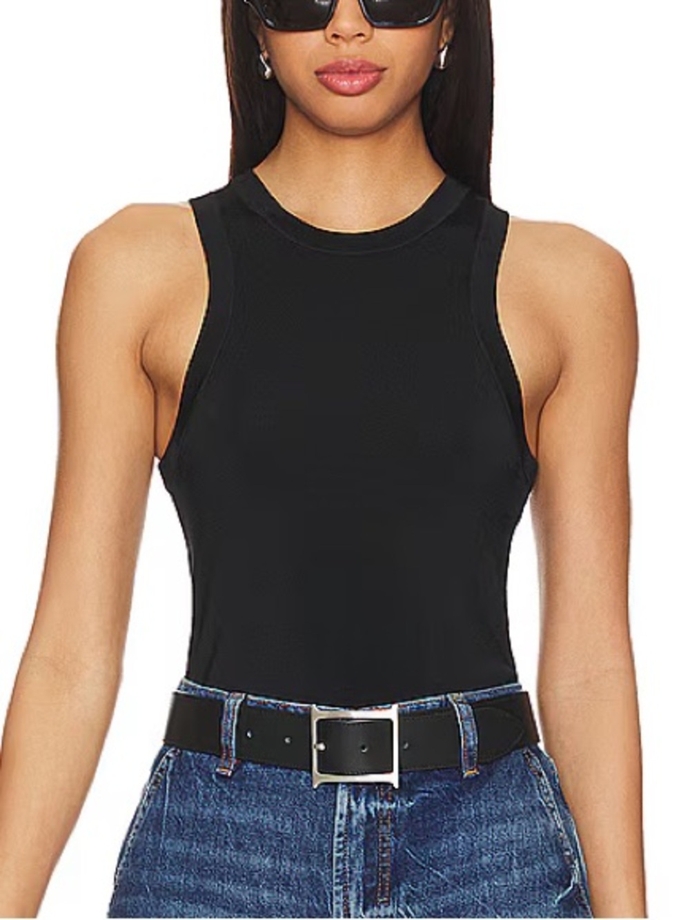 ANINE BING Noel Top in Black
